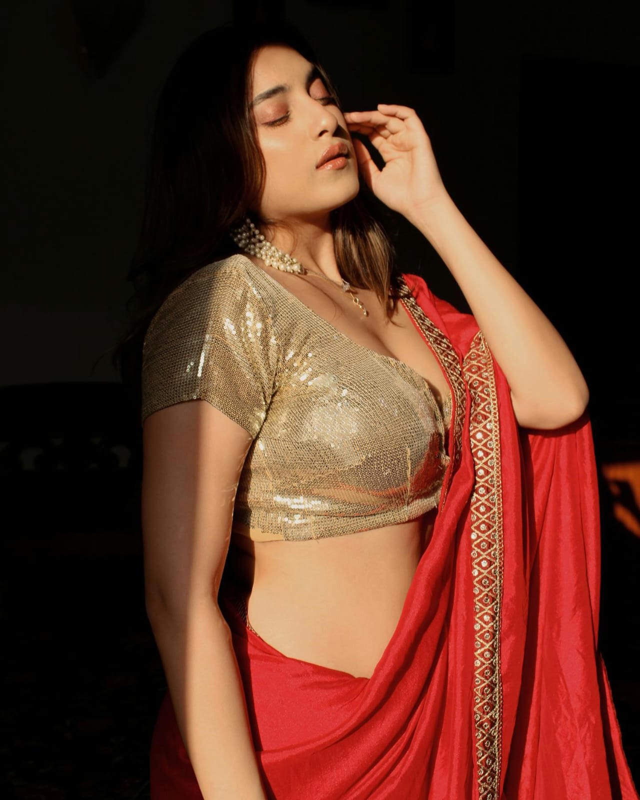 Indian female profile model 4
